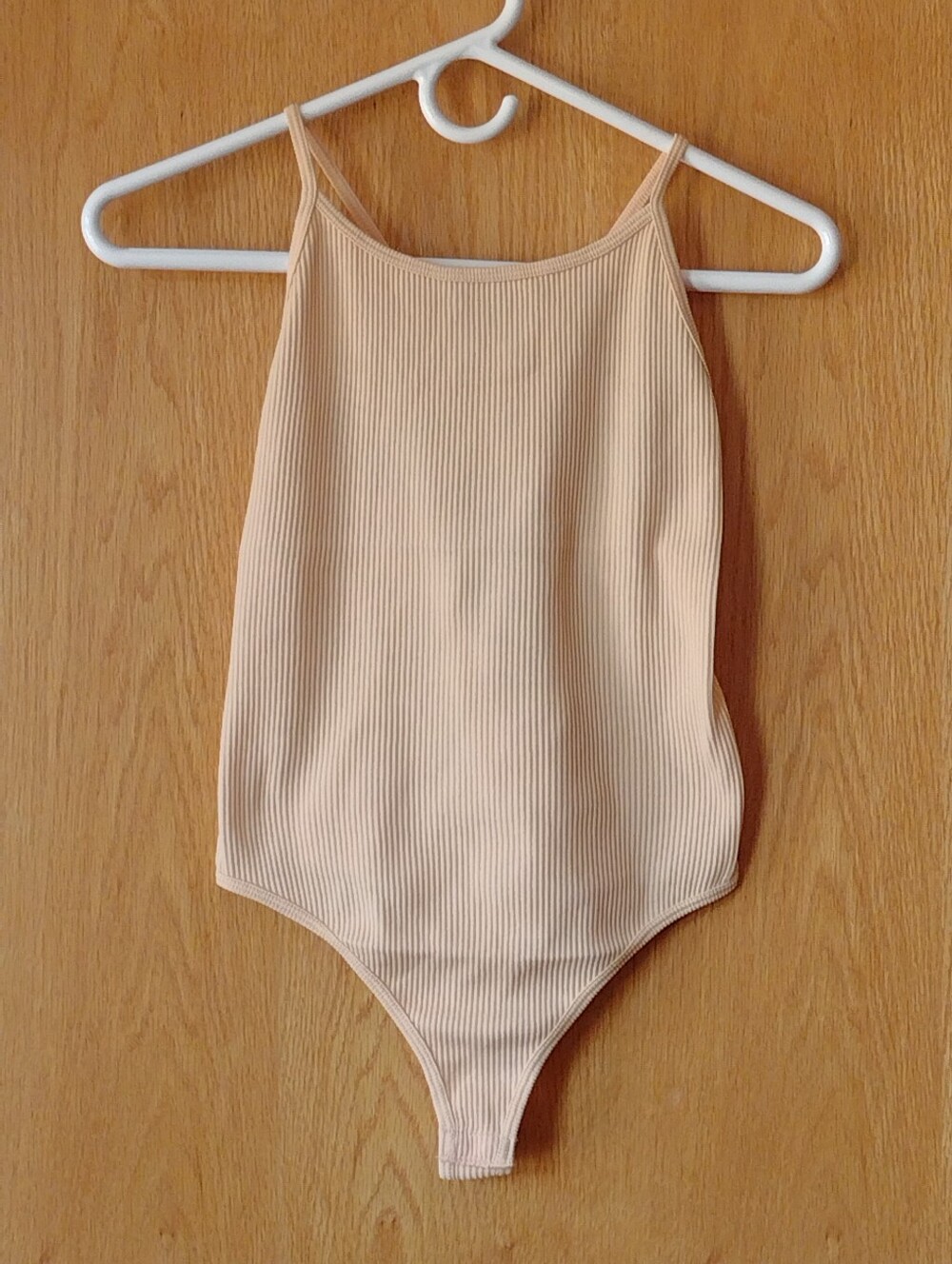 Mono B Crossback Ribbed Bodysuit Size Medium